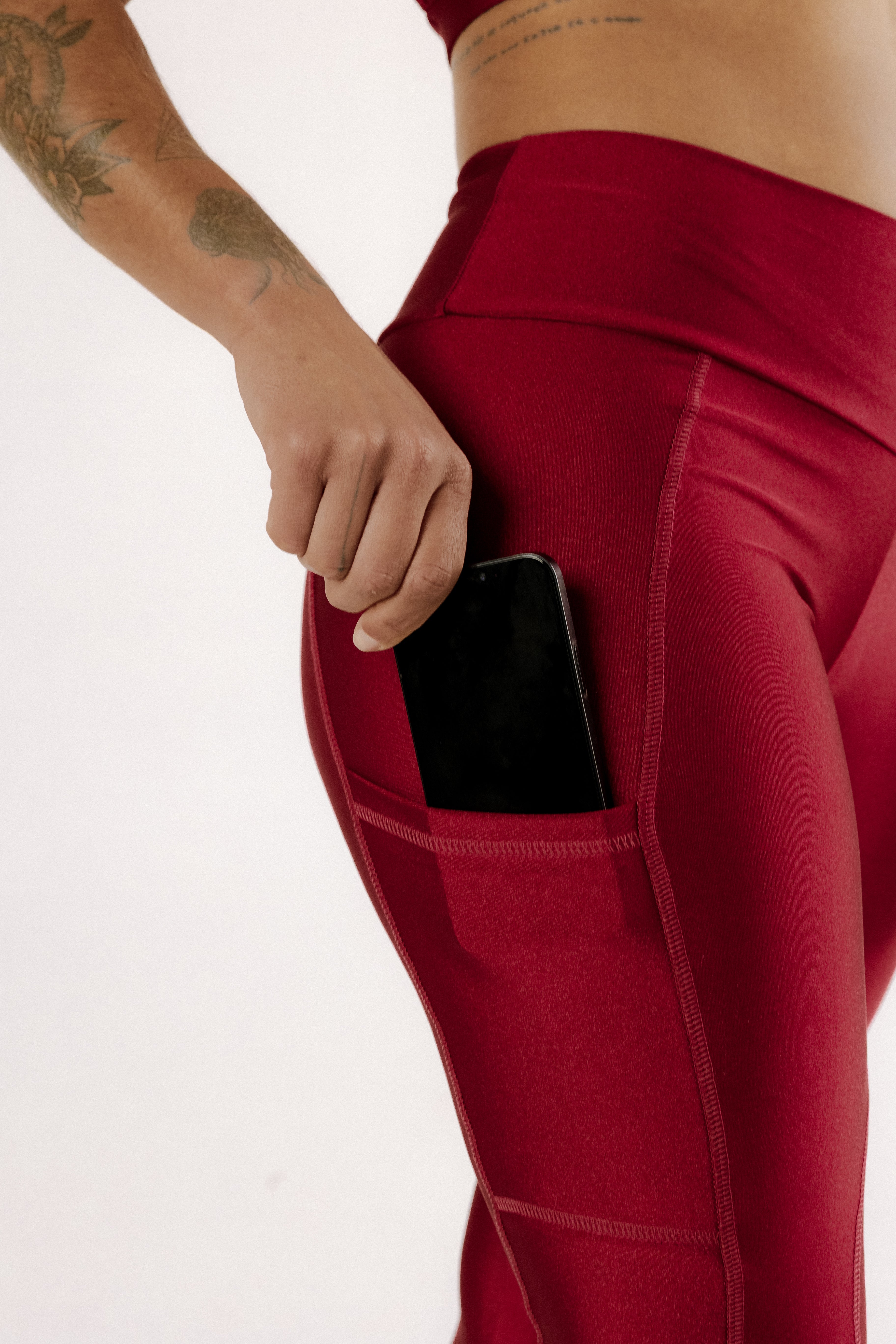 Legging Shine Carmin