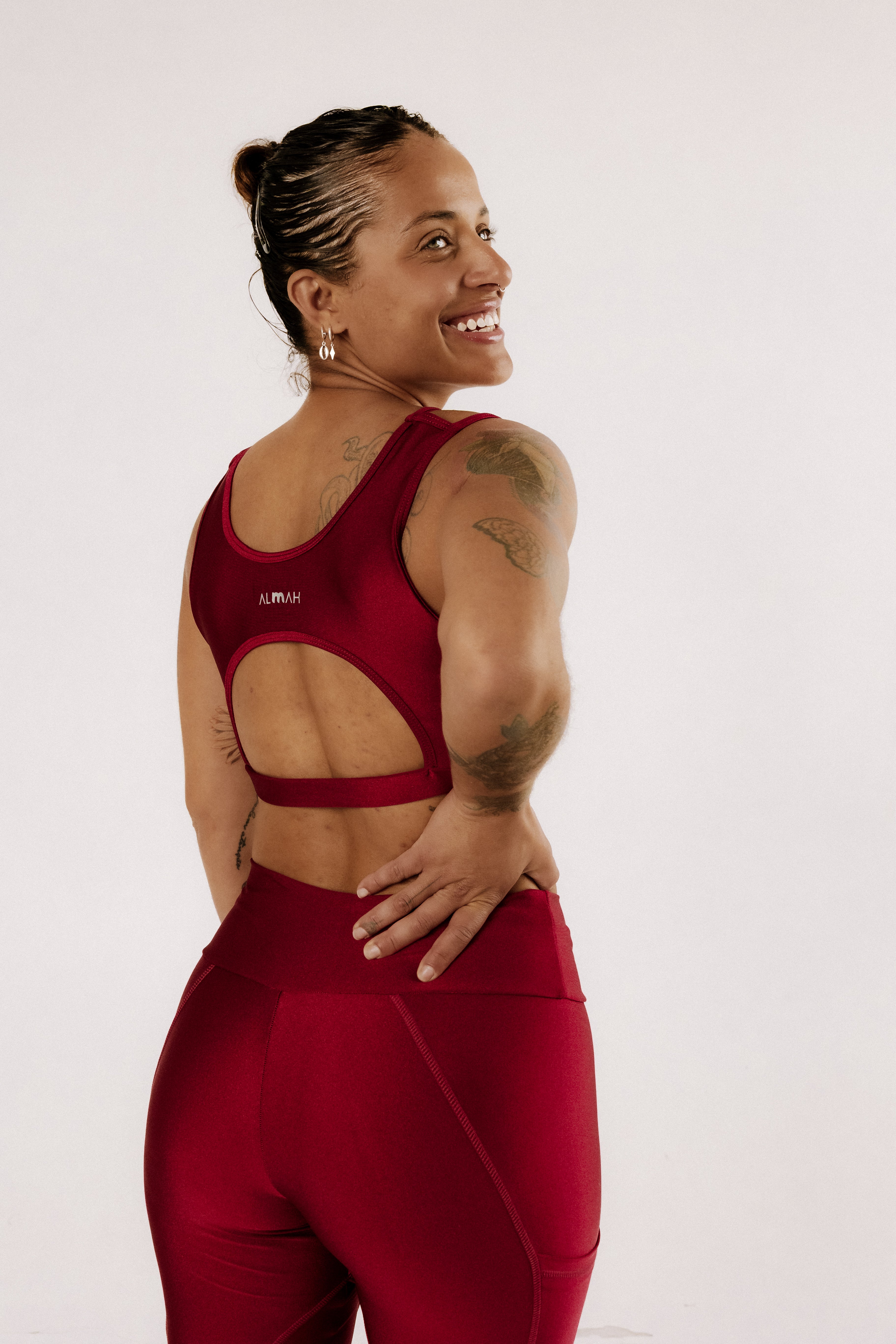 Legging Shine Carmin